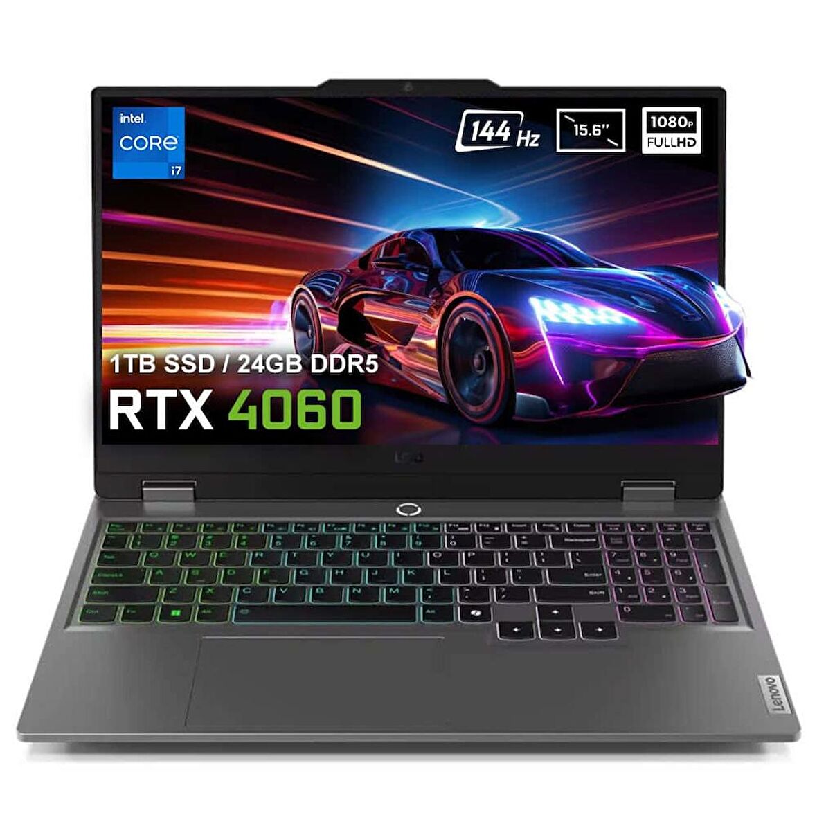 Lenovo LOQ 15IRX9 83DV00HTTRv1 Intel Core i7-13650HX 24GB DDR5 1TB SSD RTX4060 8GB 15.6 inç 144Hz Full HD FreeDos Gaming Laptop